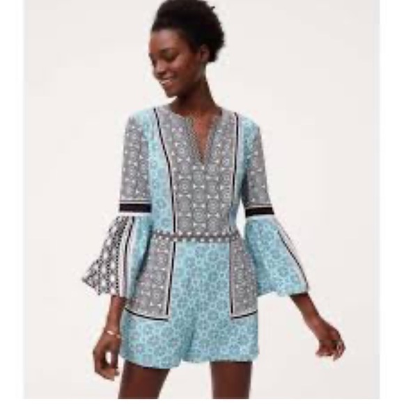 Ann Taylor Loft Romper NWT Sz M